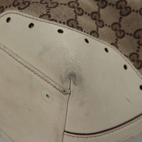 GUCCI GG Canvas Tote Bag Beige Gold - Picture 14 of 16